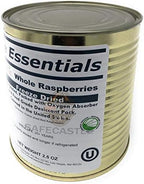 Future Essentials Freeze Dried Whole Raspberries, dehydrated raspberries, freeze dried raspberries organic, healthy snack, 15+ years under ideal storage conditions (a cool, dry place) Full Case