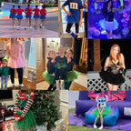 Zando Tutu for Women Adults Teens 5 Layers Halloween Costume Cosplay Running Tutu Party Elastic Fluffy Tulle Dance Skirt