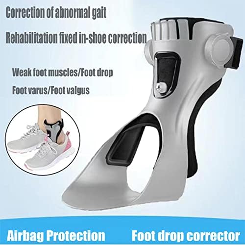 HUANGJUN Drop Orthosis, Ankle Foot Orthosis Support Brace Drop for Achilles Tendon,A/Left,S