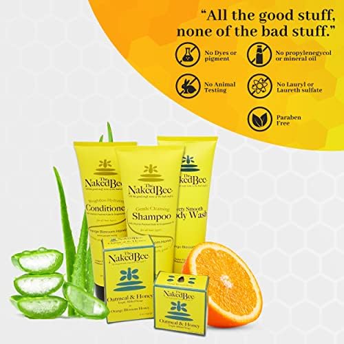 The Naked Bee Orange and Blossom Honey Moisturizing Hand and Body Lotion, 6.7 Ounce