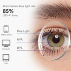 Eyekepper Blue light Block Reading Glasses Women Metalless Screwless Spring Hinges 6 Pack ladies computer Readers