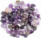 ZenQ 1 lb Amethyst Tumbled Stone Chips Crushed Natural Crystal Quartz Pieces