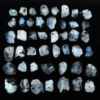 Raw Moonstone Loose Gemstone Lot – 50 Carat Natural Uncut Crystals, 4 to 5 Pcs – Rough Healing Stones for Wire Wrapping, Reiki, Jewelry Making & Mineral Collection (Moonstone)