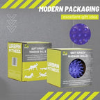 Unisex Soft Spikey Massage Balls, White, One Size UK