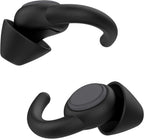 Afflatus Ear Plugs for Sleeping Noise Cancelling, 2 Pairs (S+L) Comfortable Reusable Noise Reduction Ear Plugs, Earplugs for Sleep, Snoring (Pure Black)