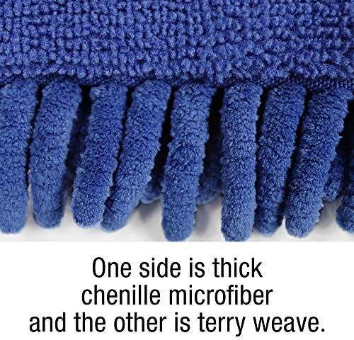 CleanAide Handheld Reusable Microfiber Flex Duster – Bendable, Lightweight, Dust Cleaner for Blinds, Shutters, Radiators, Electronics, Glass, Hard-to-Reach Areas – Machine Washable, 20”, Blue