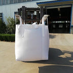 Secbolt FIBC Bulk One Ton Bag, 35" L x 35" W x 43" H, 2200lbs SWL, Duffle Top Flat Bottom, Woven Polypropylene Bags (1)