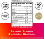 MegaRed Antarctic Krill Oil 500mg Omega 3 Fatty Acid Supplement, Extra Strength EPA & DHA Krill Oil Softgels (90cnt Box), Astaxanthin, Heart Health Supplement with No Fish Oil Aftertaste