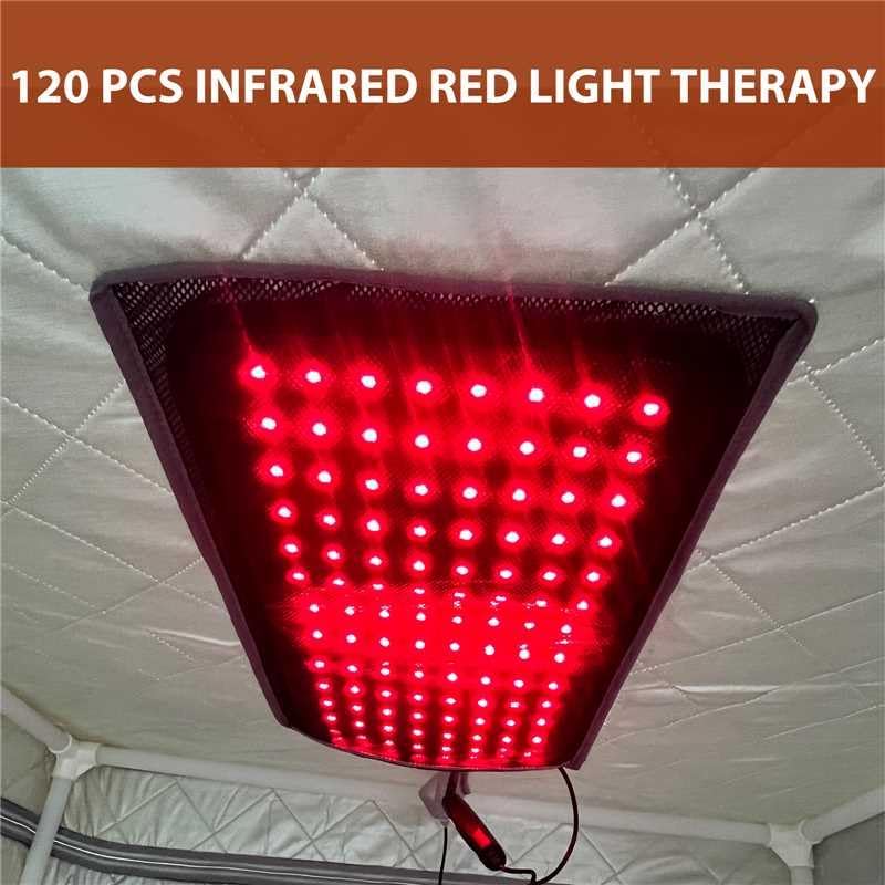 Infrared Red Light Therapy Panel Lamp for Sauna Tent, 660nm LED Red Lights Therapy Panel for Face and Body