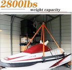 Watercraft Lift Sling 2800lbs Capacity, 43'' Never Break Jet Ski Lift Sling,Steel Bracket with Anti Slip Strip,Thickened Polyester Lifting Suitable,for Personal Watercraft,PWC,Jet Ski