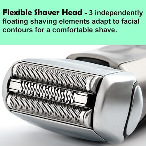 Series 5 Replacement Head 52S for Braun Electric Shaver, S5 Wet and Dry Replacement Head Compatible with Braun 5 Series Foil and Cutter 5190cc 5090 5020 (1 Count)
