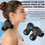 Occipital Release Tool Trigger Point Massage Tool Neck Massage Cervical Neck Manual Back Massager,Suboccipital Release Device For Pain Relief Deep Tissue Home Use Suitable The Whole Body(BLACK)
