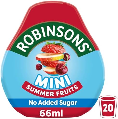 Robinsons Mini Summer Fruits On-The-Go Squash 66ml (Pack of 6)