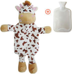 1L Hot Water Bottle with Cover Hot& Cold Relief-Cow