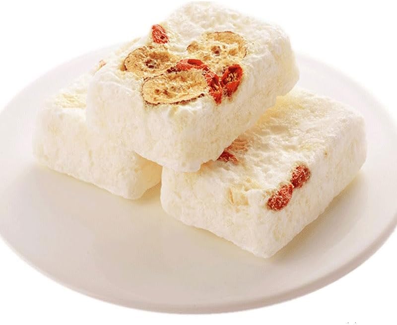 white fungus red dates cinnamon soup 5.29 oz/150g (10 packs x15g) healthy nutritious porridge Freeze dried white fungus, red jujube, Chinese wolfberry soup