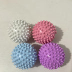 4PCS Cleaning Sponges Dryer Ball Laundry Ball Reusable Soften Laundry Anti Entanglement for Washing Machine Clean Sponge (4pcs (Random Color))