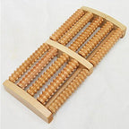 Raw Wooden Wood Roller Foot Massager Stress Relief HealthTherapy Relax Massage