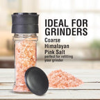 The Spice Lab Himalayan Salt - Coarse 1 Pound - Pink Himalayan Salt is Nutrient and Mineral Dense for Health - Gourmet Pure Crystal Kosher & Natural Certified