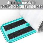 6 Pack Microfiber Spray Mop Replacement Heads for Wet Dry Mops, Premium Floor Cleaning Pads, Reusable Replacement Refills Compatible with Bona Floor Care System - Dark Gray