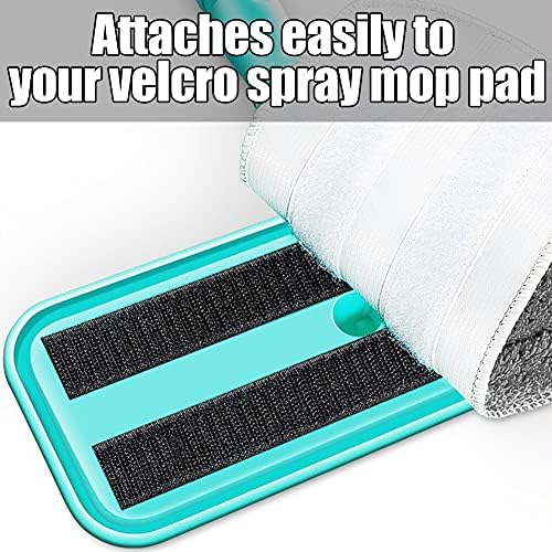 6 Pack Microfiber Spray Mop Replacement Heads for Wet Dry Mops, Premium Floor Cleaning Pads, Reusable Replacement Refills Compatible with Bona Floor Care System - Dark Gray