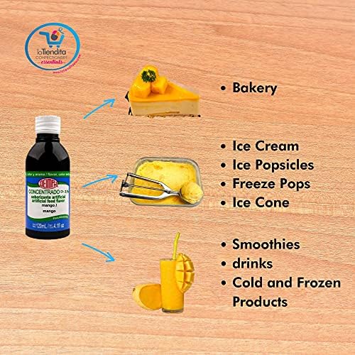 Deiman Artificial Food Flavoring Mango Concentrate (4 fl.oz.)