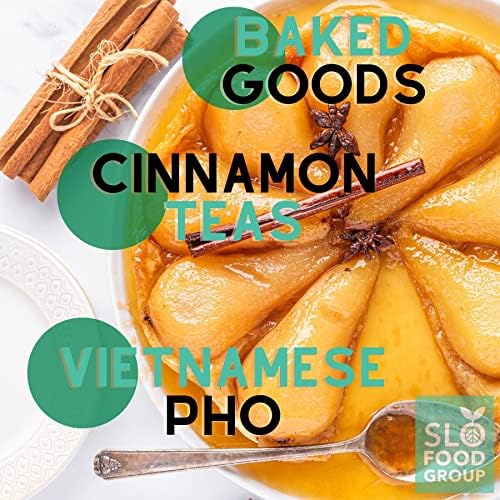Slofoodgroup Saigon Cinnamon Sticks, Cinnamon Quills from Vietnam for Cooking and Baking (8 ounce)