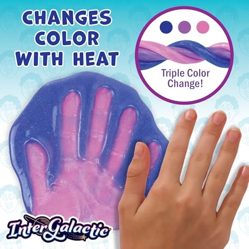 Crazy Aaron's Thinking Putty - Intergalactic - Triple Color Changing Putty for Kids and Adults in a 4" Tin - Creative and Endless Fun, Stress Relief Therapy Toys, Never Dries Out - Made in USA