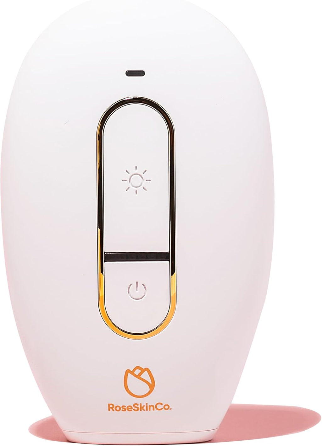 RoseSkinCo Lumi IPL Laser Hair Removal Device, At Home Permanent Hair Reduction on Face, Bikini, Legs, Arms, Underarms, Safe & Gentle Intense Pulsed Light Handheld Device, White/Gold
