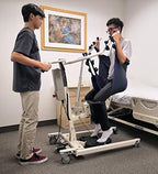 Transport Sling for Sit to Stand Lifts Compatible with Tuffcare, Hoyer, Invacare, McKesson, Drive, Lumex, Medline, Joerns and Other Patient Lifts Solid Fabric Polyester (Large)