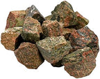 Amazing Gemstone Unakite Jasper Raw Crystals and Healing Stones, Natural Rocks for Tumbling and DIY Raw Stones and Crystals (1 lb)