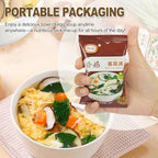 Egg Flower Soup Mix, Vegetable Mix Soup with 4 Flavors (Laver, Spinach, Mushroom, Tomato), 0.3 Ounce (8 Pack)