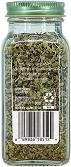Simply Organic Sweet Basil Leaf, Cut & Sifted, Certified Organic | 0.54 oz | Pack of 2 | Ocimum basilicum