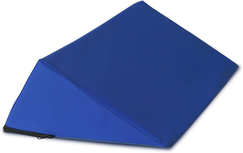 NYOrtho Positioning Wedge 30° – Bed Wedge Pillow for Pressure Relief & Alignment – Slip-Resistant, Easy-to-Clean, Wipeable Vinyl for Side Sleepers & Elderly – Patient Support Cushion – 16x12x7 in