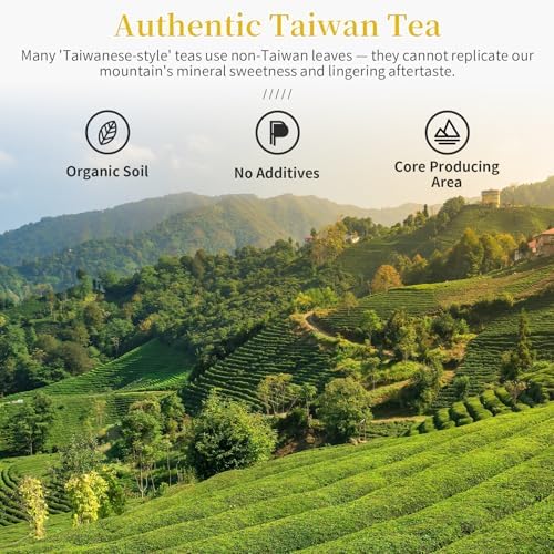 CHADUO Dong Ding Oolong Tea Loose Leaf Taiwan High Mountain Oolong Tea Taiwanese Tung Ting Gaoshan Ulong Tea 150g 5.3oz from Lugu Township Orchid Aroma 凍頂乌龙茶 乌龙茶