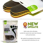 XINIFOOT 3 Pairs Comfortable Breathable Insoles - Comfort Cushioned for Running Walking Hiking, Replacement Comfort Inserts Shoes Pad for Men (US8-11)