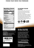 Terrasoul Superfoods Organic Almond Flour, 2 Lbs (Pack of 2) - Fine Texture | Grain-Free | Gluten-Free | Perfect for Keto Baking