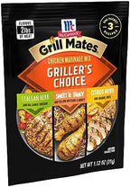 McCormick Grill Mates Griller's Choice Chicken Marinade Mix, 1.12 oz (Pack of 12)