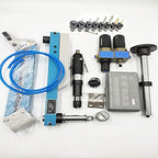 Pneumatic Tapping Machine, 360° Multi-directions Pneumatic Air Tapper Universal Flexible Arm Drilling Threading Machine M3-M12 Tap Collets with Taps