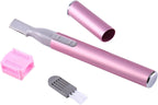 Akozon New Portable Electric Face Eyebrow Hair Body Blade Shaver r Trimmer Beauty Pink