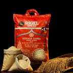 Rigel Spices Premium Seeraga Samba Rice - Aromatic Aged Short-Grain Rice, 10 lbs (4.54 kg) | Authentic South Indian Rice for Biryani & Flavorful Meals | Perfect for Special Recipes & Daily Cooking