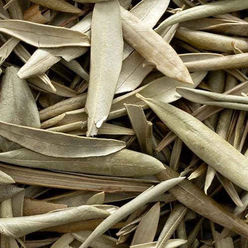 Frontier Co-op Organic Whole Olive Leaf, 1 Bulk Bag - All Natural Dried Olive Leaves, Great for Olive Leaf Tea, Baking, and More - Kosher, Non-GMO