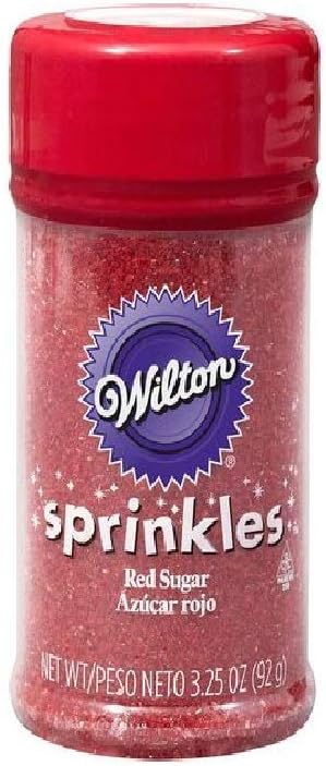 Wilton Sprinkles - Red Sanding Sugar (3.25 oz.)