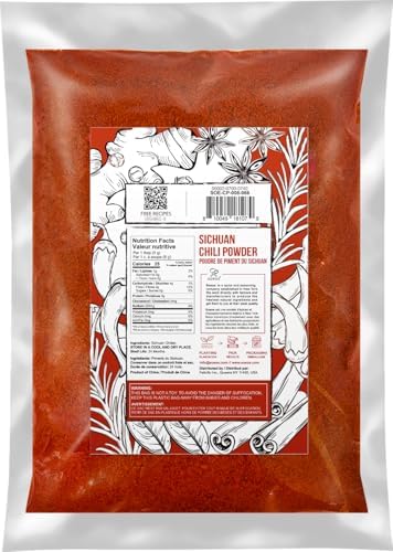 Soeos Red Chili Powder, 8oz (226g), Premium Sichuan Dried Chili, Non-GMO, No Additives, Natural Spicy Seasoning for Pizza, Pasta & Cooking