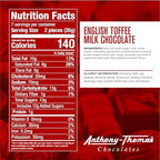 Anthony Thomas, Milk Chocolate English Toffee Gift Box, Rich Almond Butter Toffee (15 Count, Pack of 1)