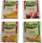 Pickwick Tea Variation Box Orange - 20 Bags with 4 Flavors - Cherry, Tropical Fruit, Mango, and Melon