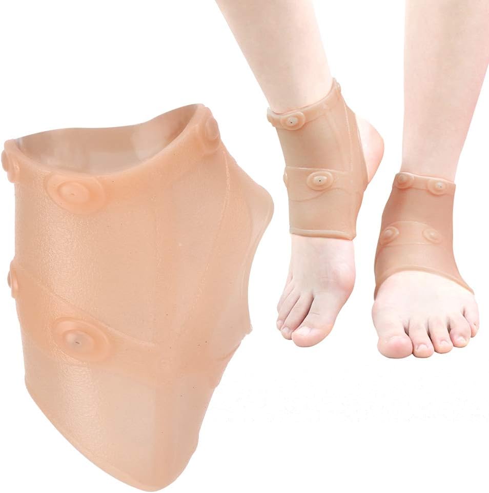 Agatige Magnetic Ankle Brace, Ankle Support Brace Sebs Magnetic Ankle Therapy Sports Foot Ankle Protective Guard Wrap Extensor Tendonitis Foot Brace for Men Women