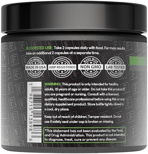Formulation Factory Crown of Glory 10-in-1 Hair Growth Products - DHT Blocker for Men & Women with Pumpkin Seed Oil - Hair Vitamins for Faster Growth & Thickness - 120 Capsules, 2 Month Supply