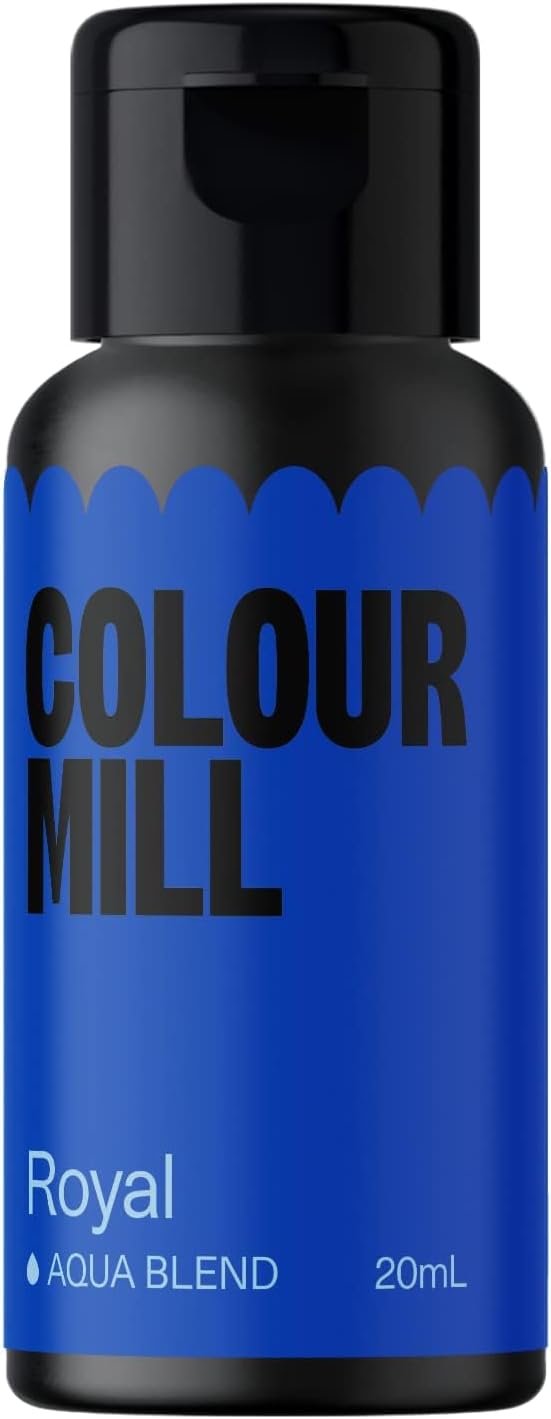 Colour Mill Aqua Blend Water-Based Food Coloring, 20 Milliliters Royal