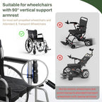 TYYIHUA Foldable Wheelchair Tray Table with Cup Holders for Adults, Seniors, Removable Wheelchair Lap Desk for Eating Reading Resting, Nursing Patient, Fits Seat Width 16" - 20", Bamboo Wood