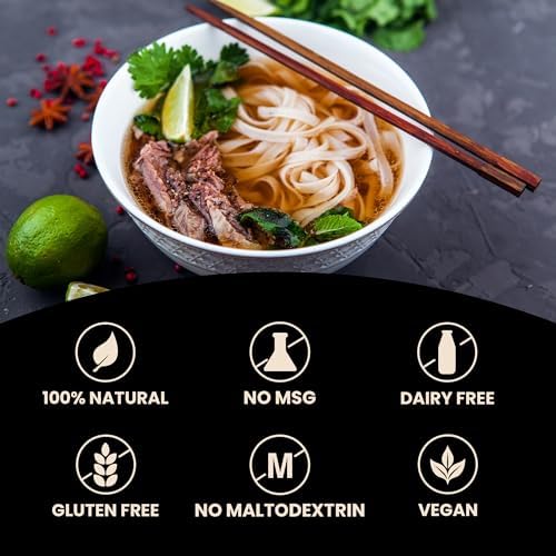 Massel Pho Bouillon Cubes/Instant Pho Soup Base | 3.7 oz / 10 Cubes | Asian Instant Soup Base | Plant Based Broth, Gluten & Dairy Free, Vegan